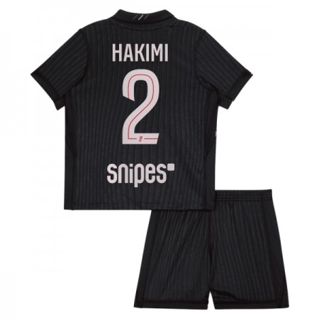 Jalkapallo Pelipaidat/Peliasut Paris Saint-Germain Hakimi 2 Jordan Lasten Neljäspelipaita 2025-26